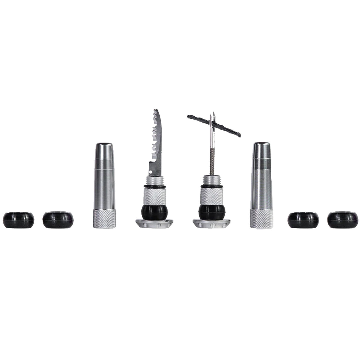 Kit riparazione tubeless per manubrio Muc-Off Stealth - Argento - O