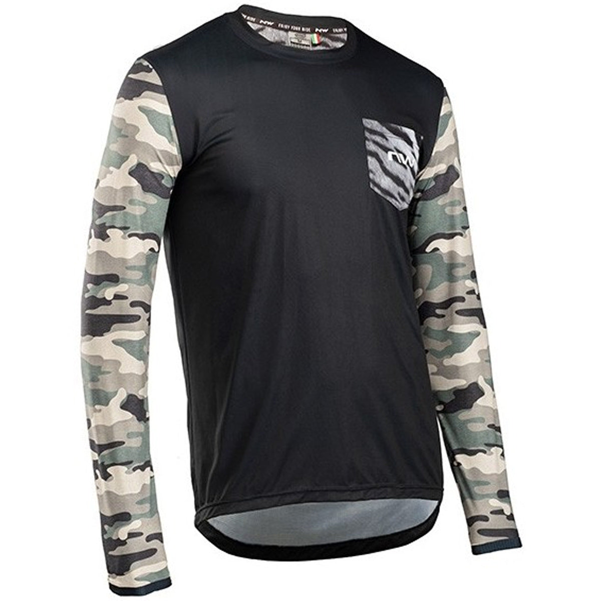 Maglia maniche lunghe Northwave Wild All Mountain - Nero - F