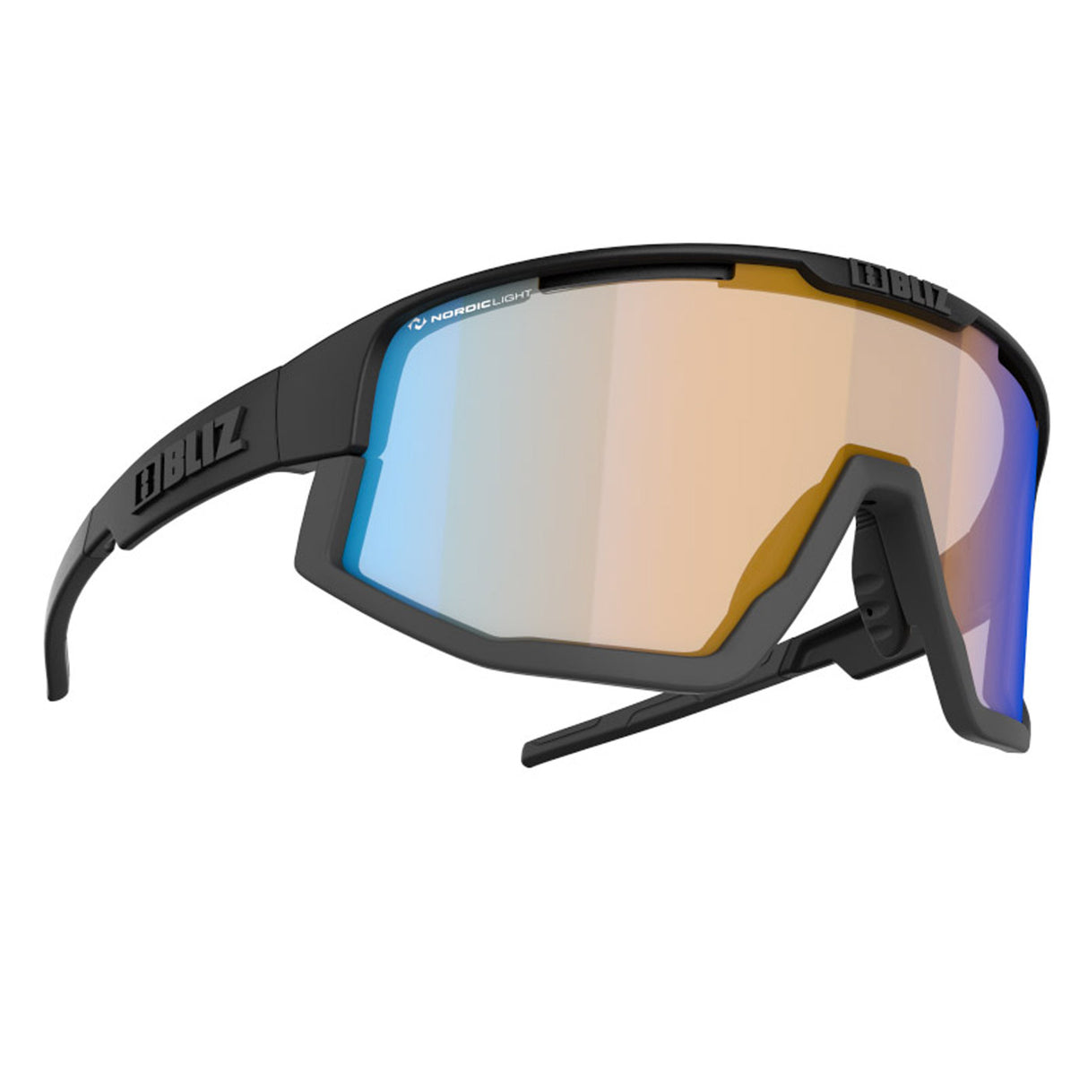 Occhiali Bliz Vision Nano - Nero arancio nordic light - O