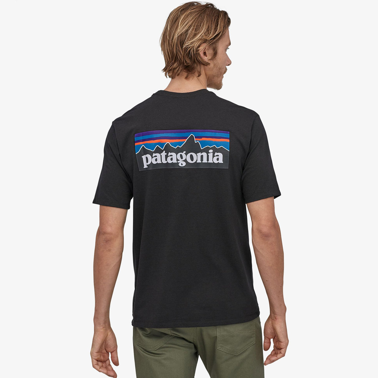 T-Shirt Patagonia P-6 Logo Responsibili - Nero - A