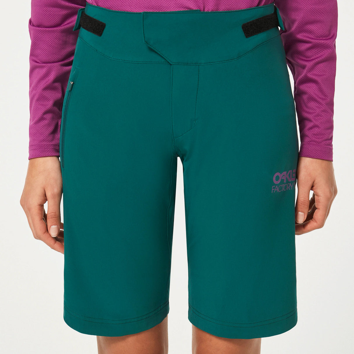 Pantaloncini donna Oakley Drop in MTB - Verde - O