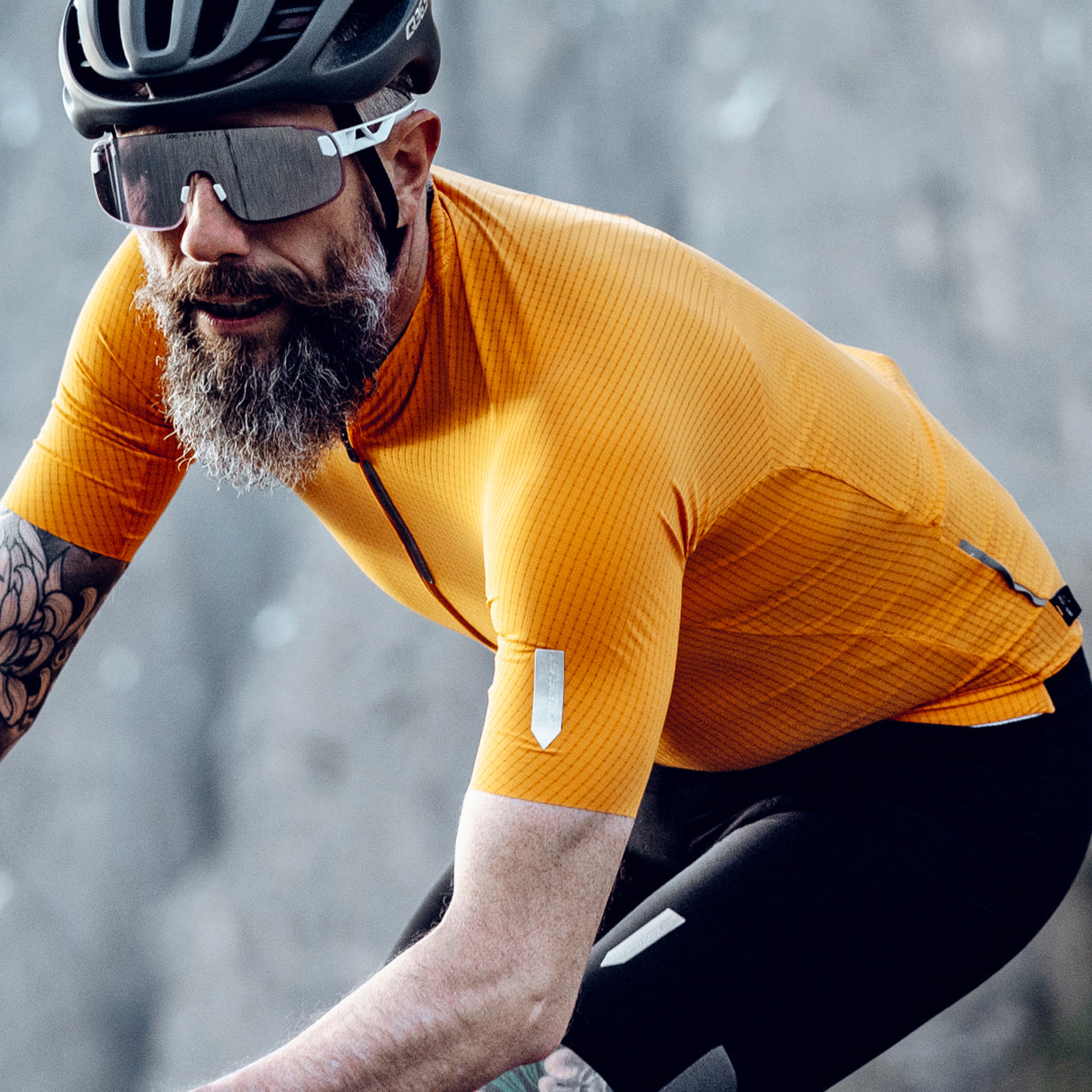 Maglia Q36.5 Pinstripe Pro - Arancio - D