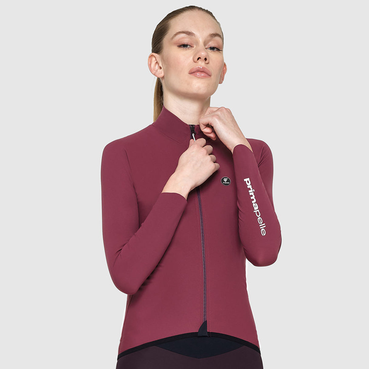 Maglia maniche lunghe donna Pissei Primapelle - Viola - N