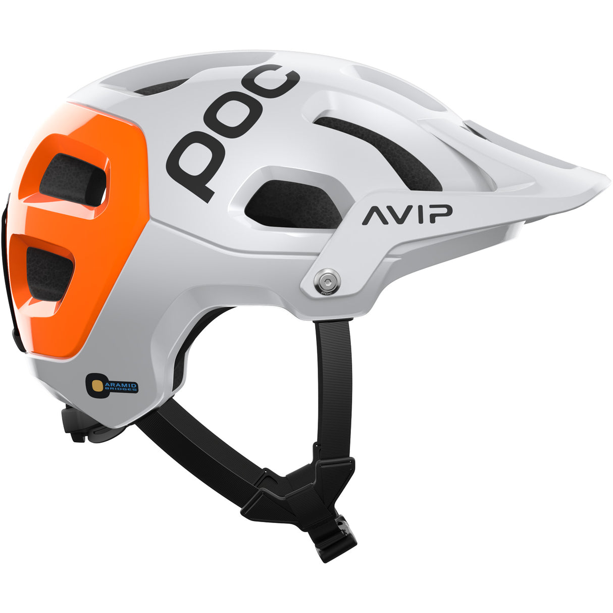 Casco Poc Tectal Race Mips NFC - Bianco arancio - E
