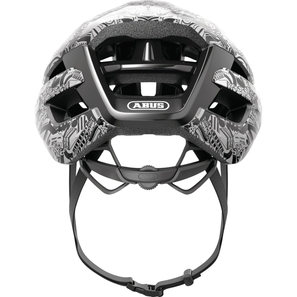 Casco Abus Powerdome Erlkonig - Bianco nero - E