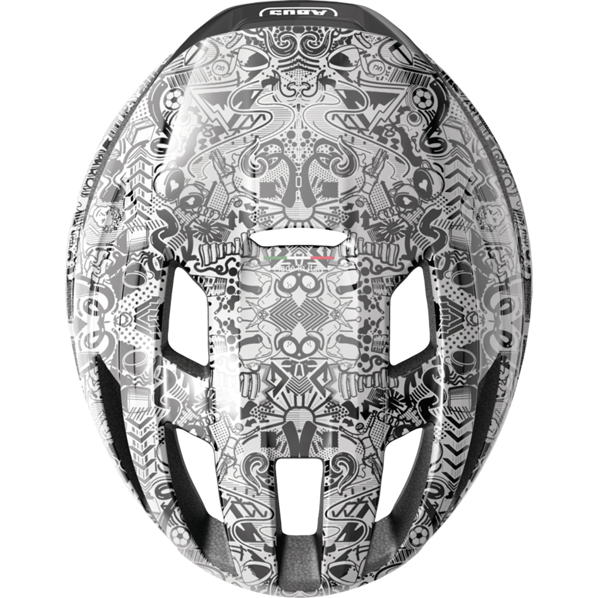 Casco Abus Powerdome Erlkonig - Bianco nero - D