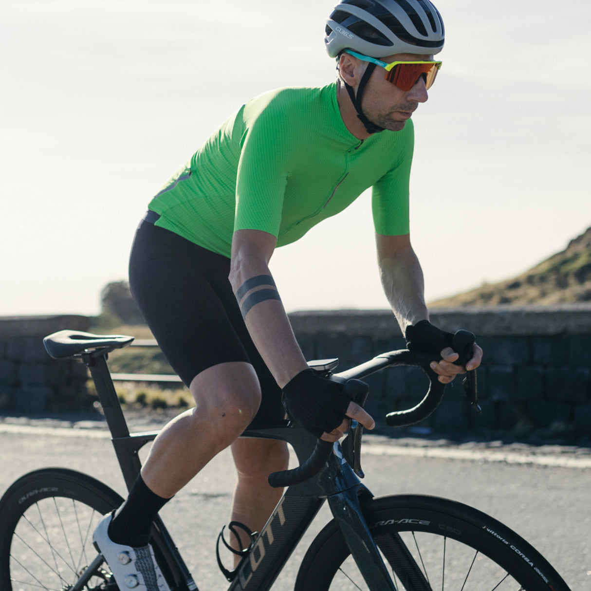 Maglia Q36.5 Pinstripe Pro - Verde - Q