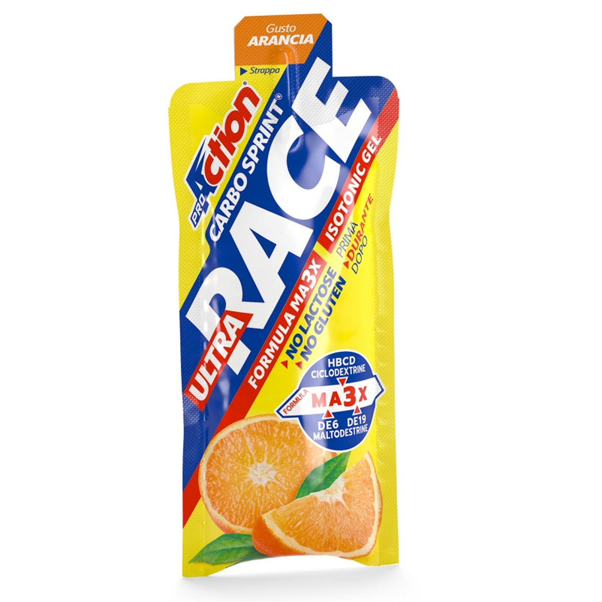 Gel ProAction Carbo Sprint Ultra Race - Arancia - O
