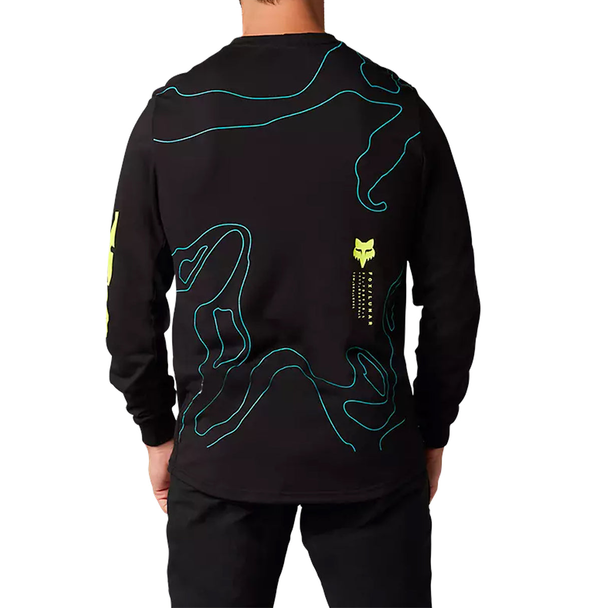 Maglia maniche lunghe Fox Ranger Lunar drirelease Mid - Nero - G