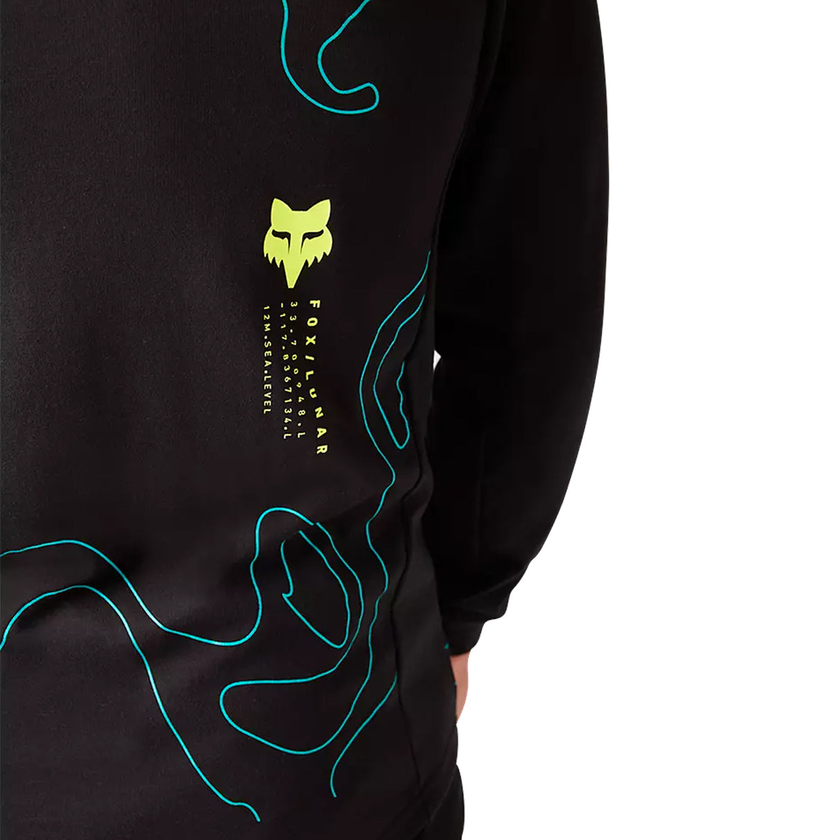 Maglia maniche lunghe Fox Ranger Lunar drirelease Mid - Nero - L