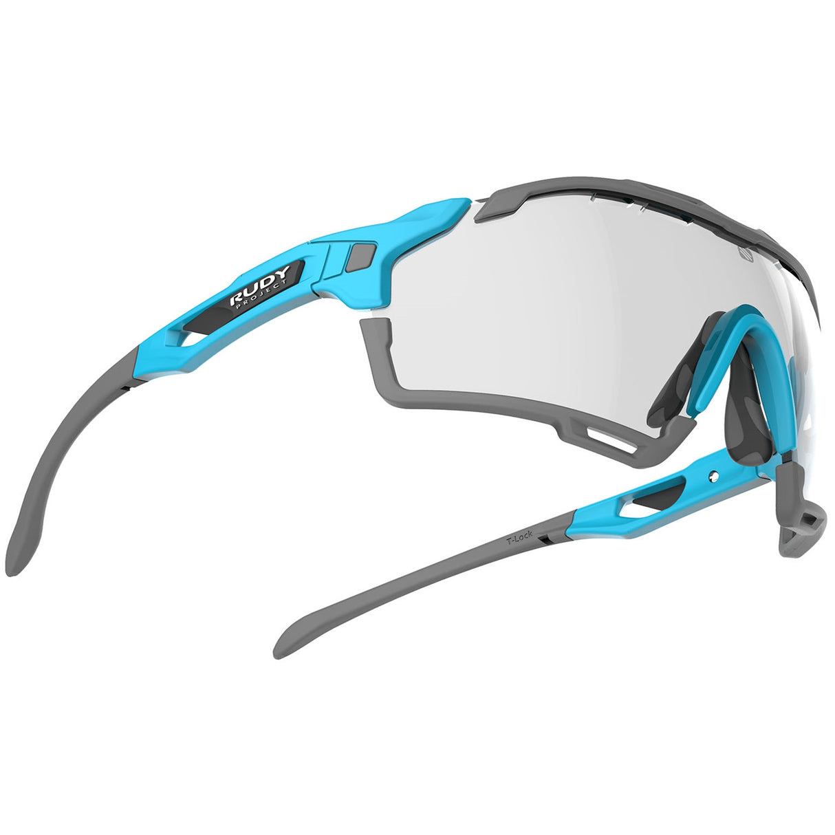 Occhiali Rudy Cutline - Lagoon Matte ImpactX Photochromic 2 Black - C