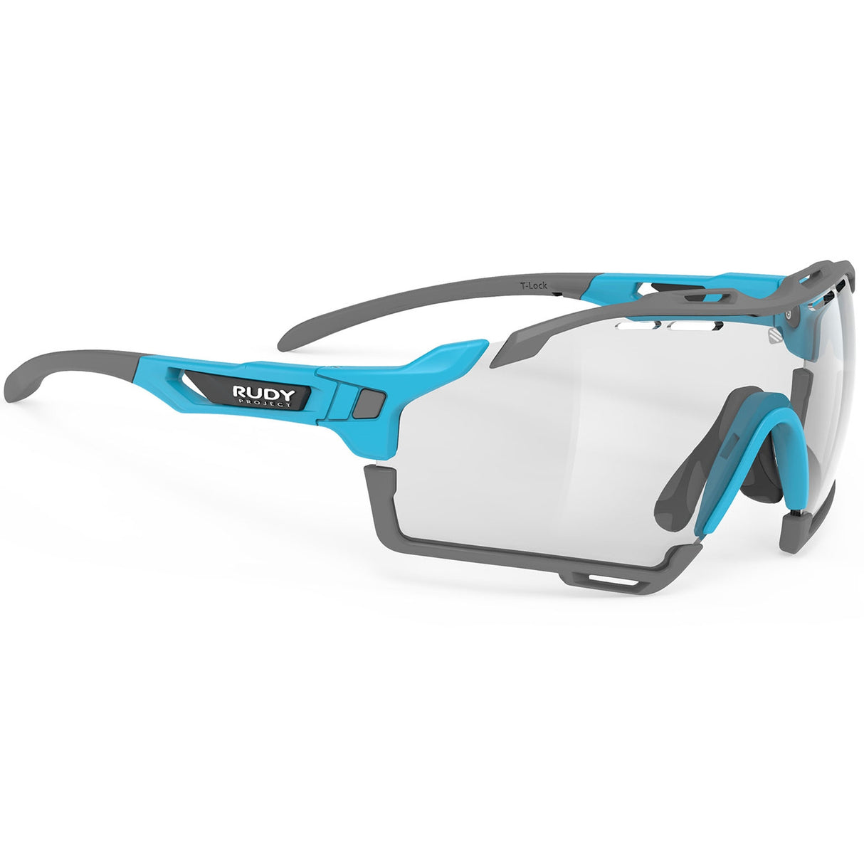 Occhiali Rudy Cutline - Lagoon Matte ImpactX Photochromic 2 Black - A