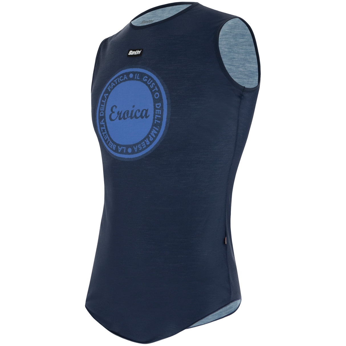 Maglia intima senza maniche Santini Eroica Dry - Blu - B