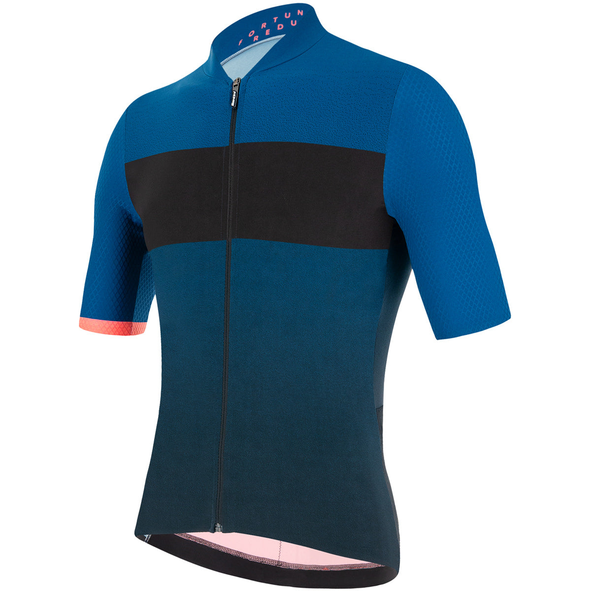 Maglia Santini Redux Fortuna - Blu