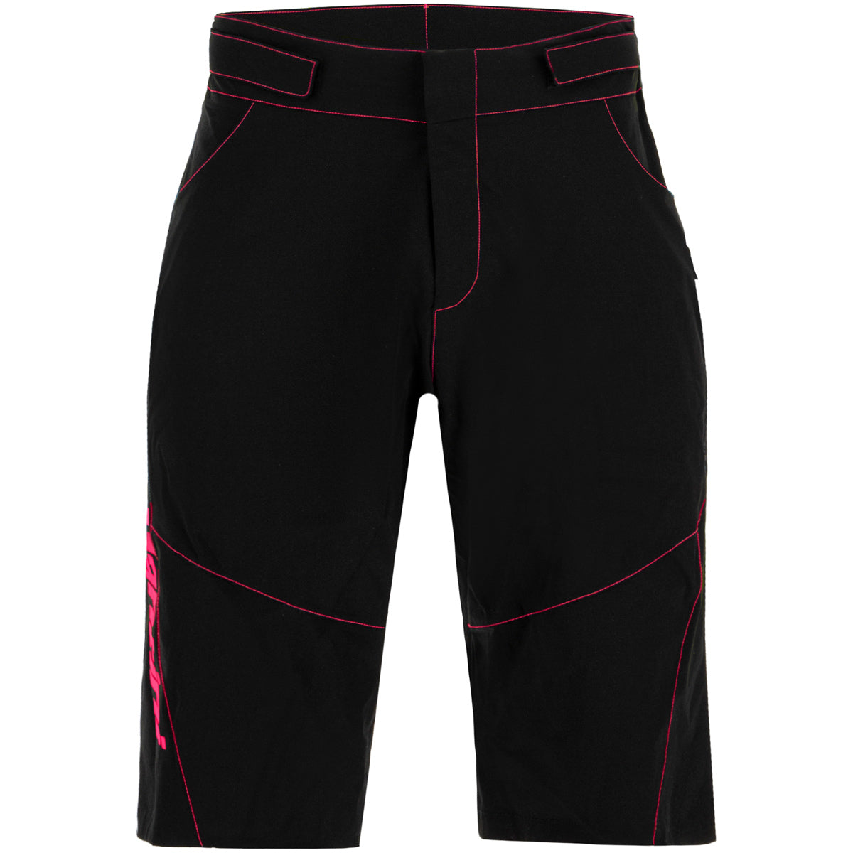 Pantaloncini mtb donna Santini Selva - Nero fuxia