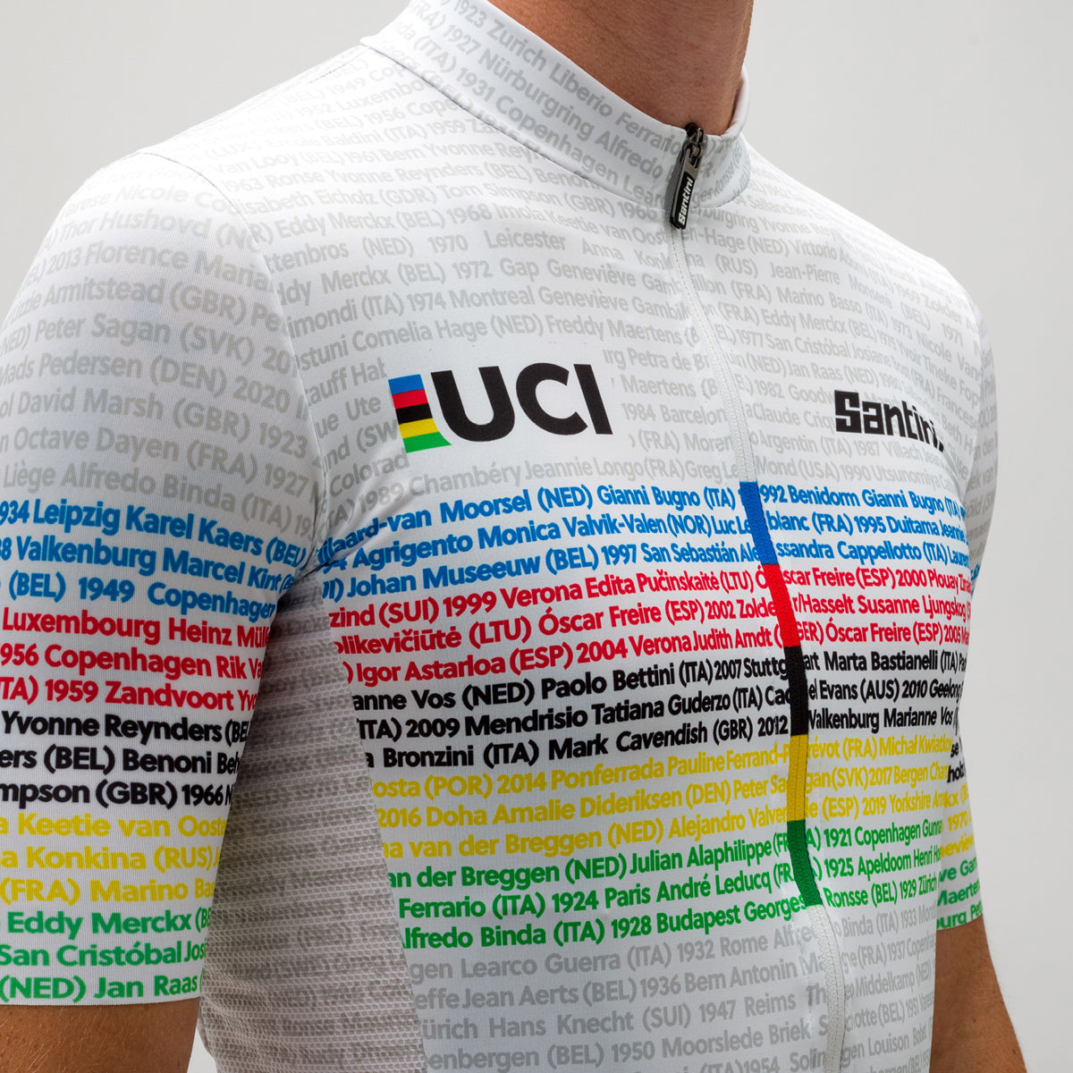 Maglia Santini UCI Road 100 Champions - M