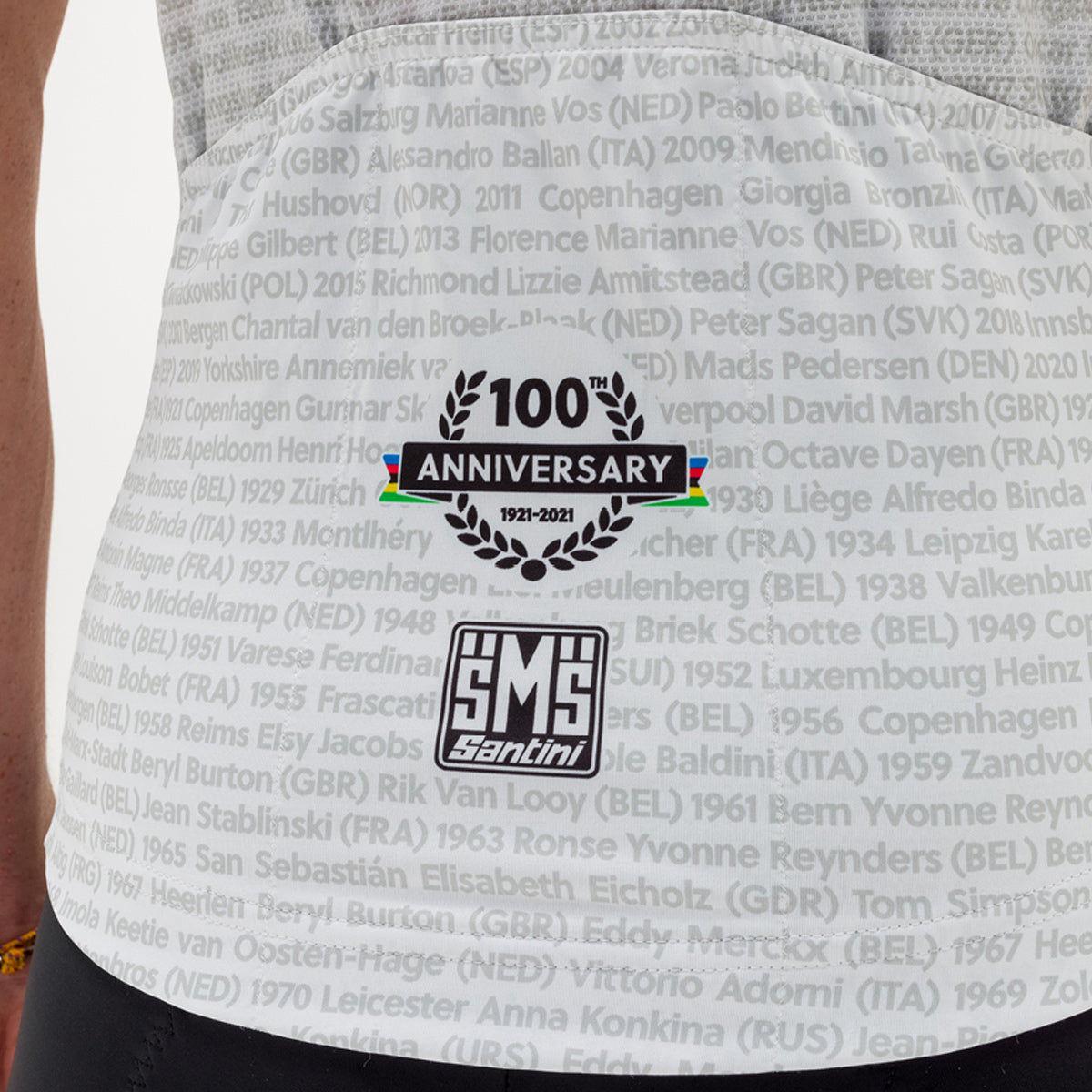 Maglia Santini UCI Road 100 Champions - N