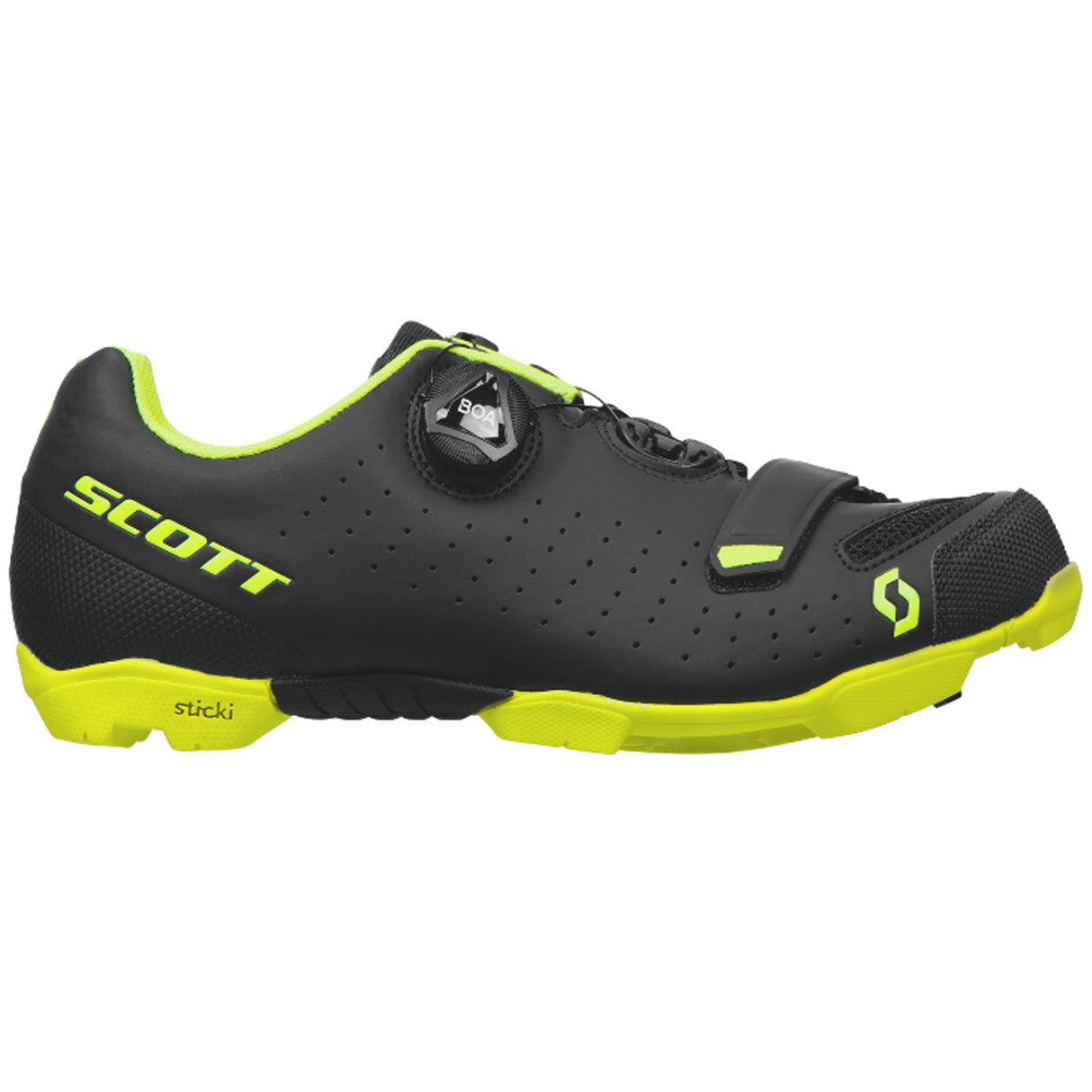 Scarpe mtb Scott Comp Boa - Nero giallo - H