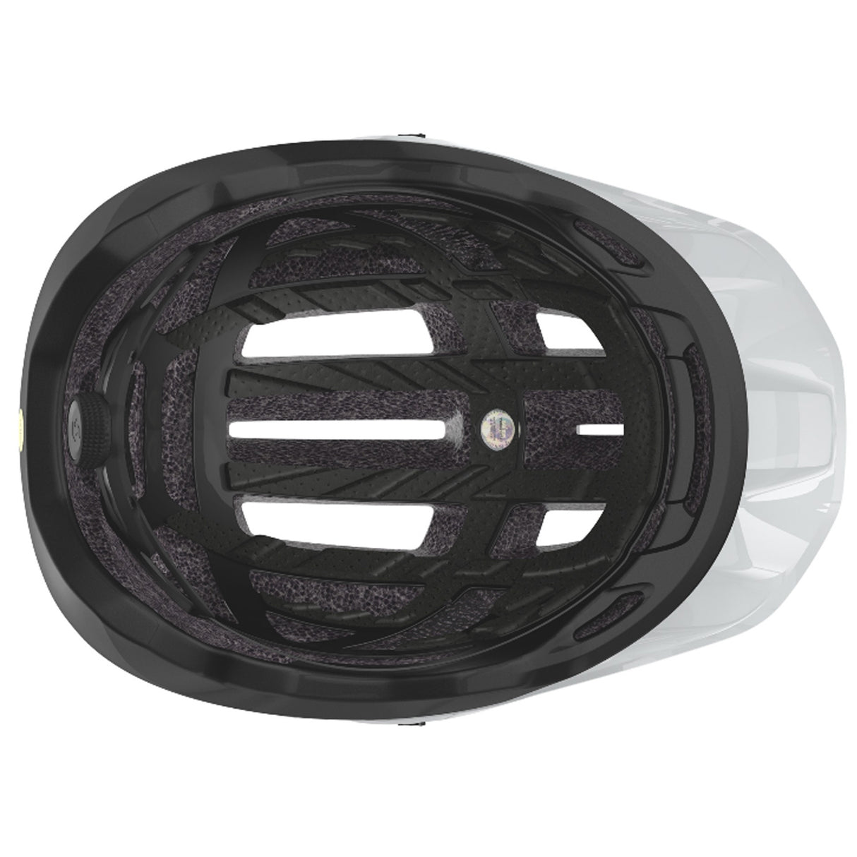 Casco Scott Stego Plus - Bianco nero - E
