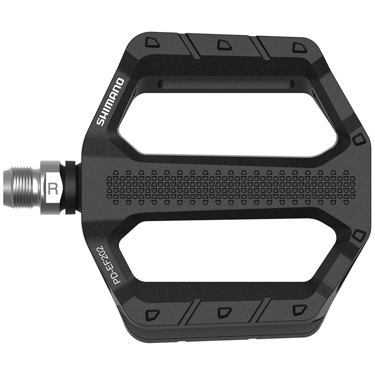 Pedali Shimano PD-EF202 Flat - Nero