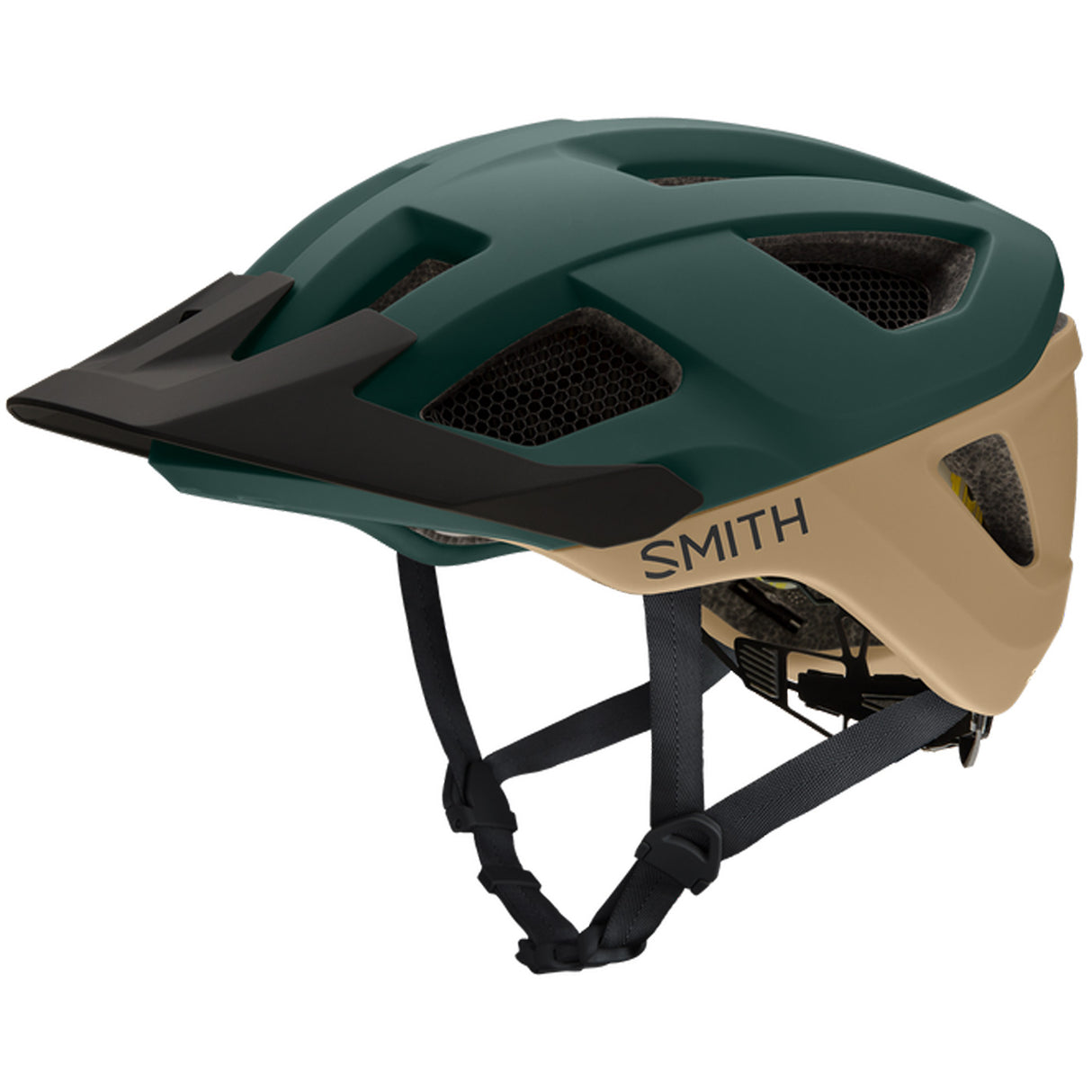 Casco Smith Session Mips - Verde marrone - D