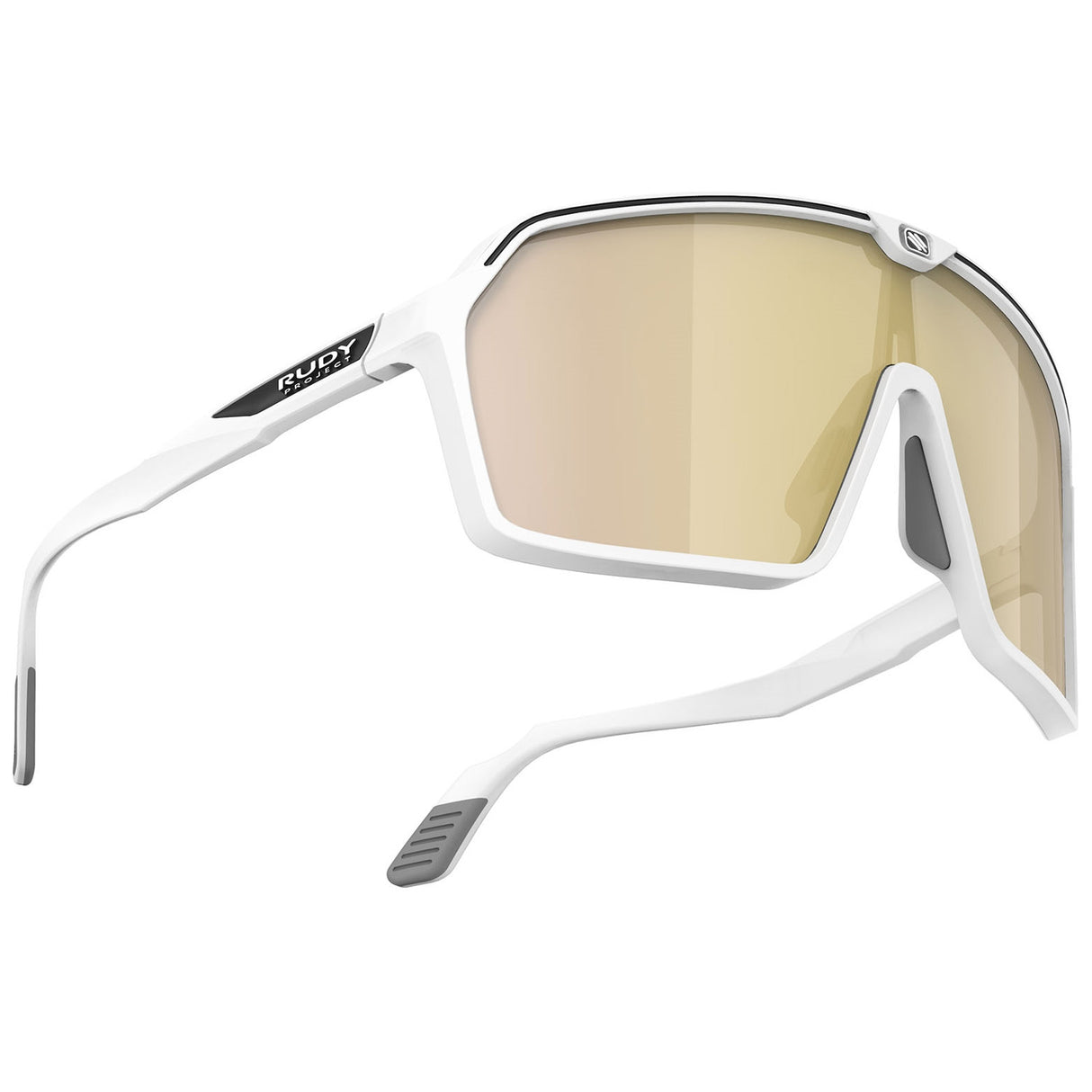 Occhiali Rudy Spinshield - White Matte - Rp Optics Multilaser Gold