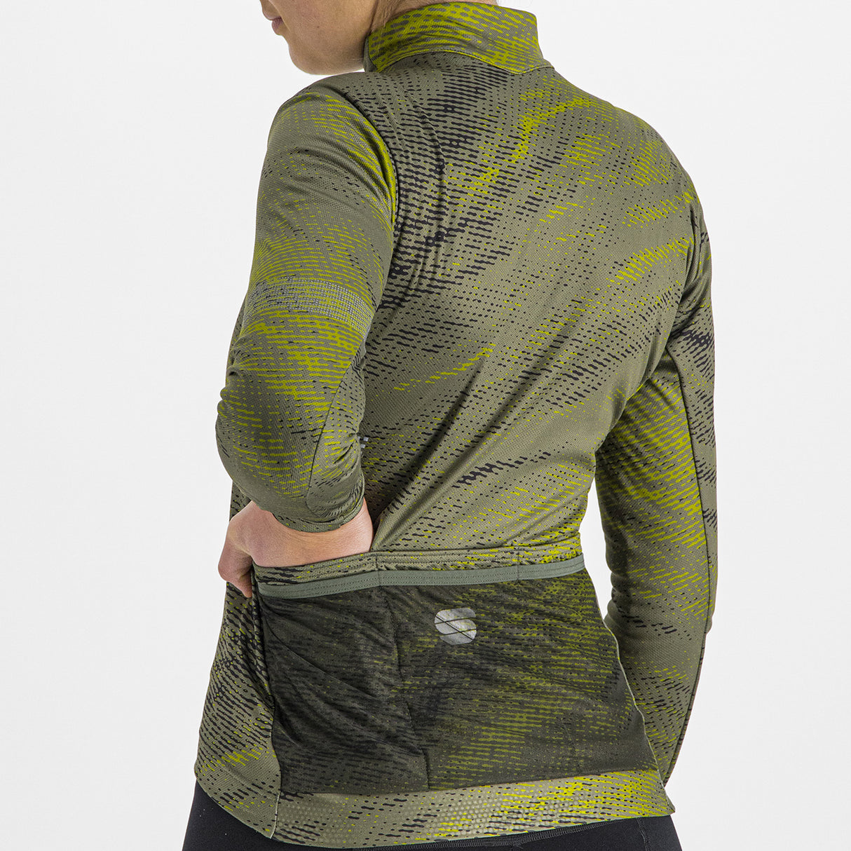 Maglia donna maniche lunghe Sportful Cliff Supergiara - Verde - H