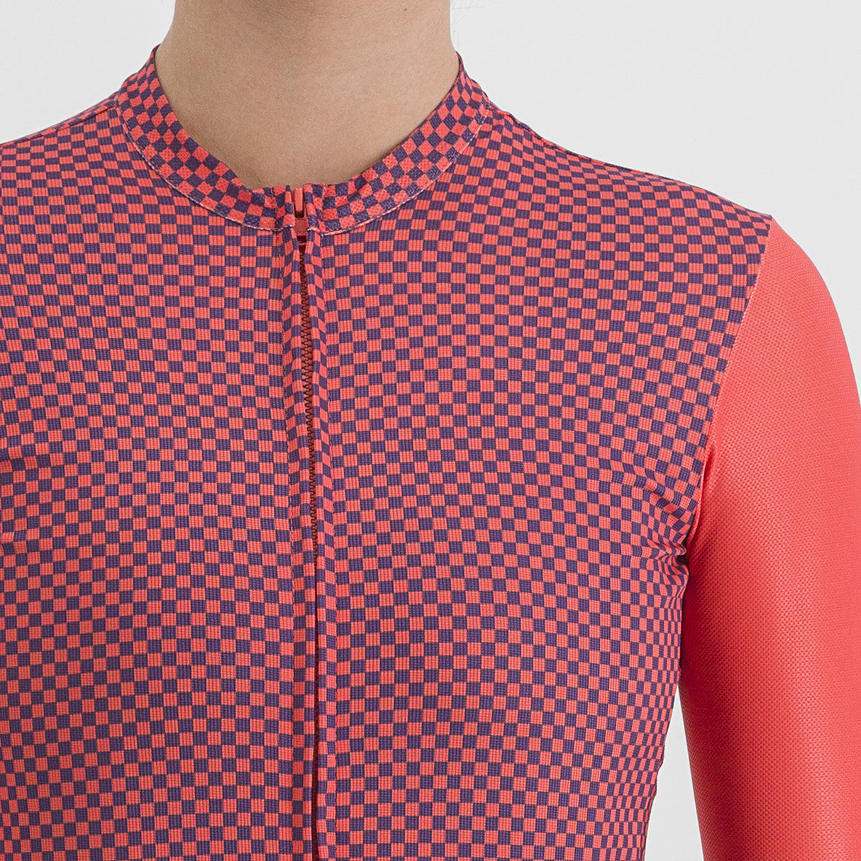 Maglia donna Sportful Checkmate - Rosso - Q