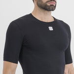 Camiseta interior Sportful Merino Layer Tee - Negro