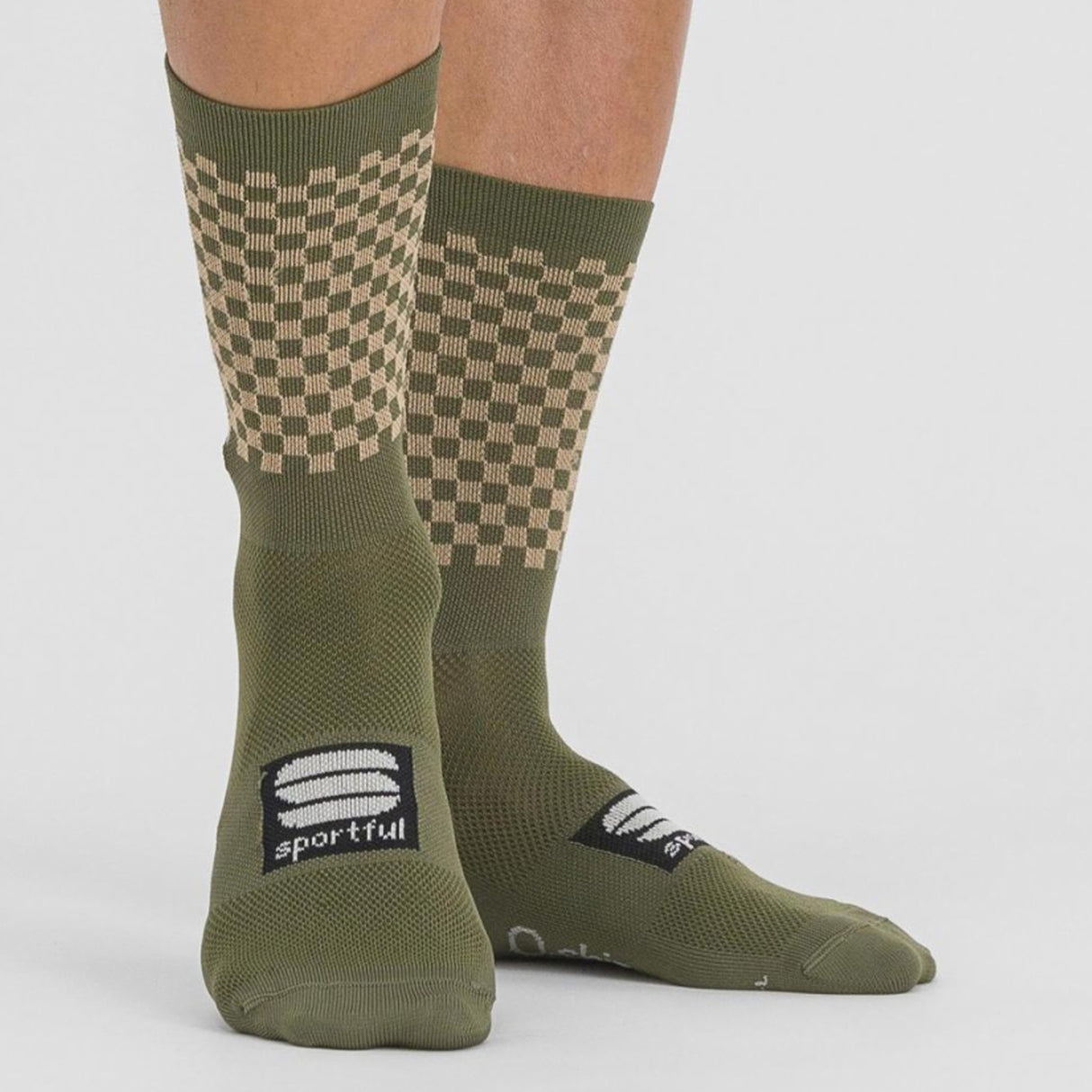 Calze Sportful Checkmate - Verde scuro - E