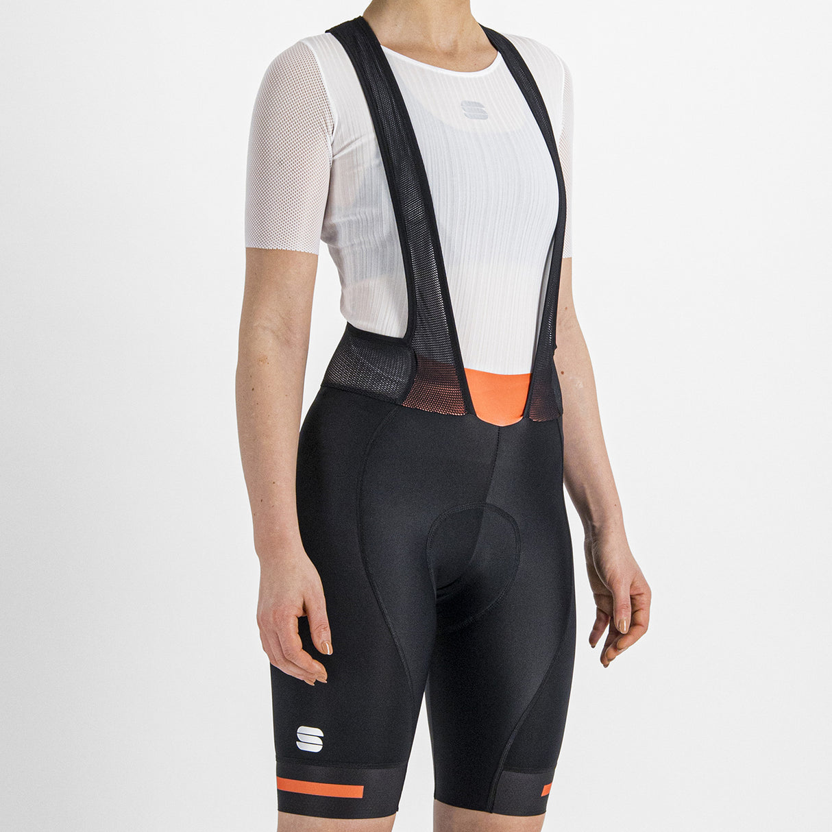 Salopette donna Sportful Classic - Nero arancio - Q