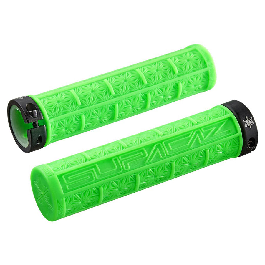 Manopole Supacaz Grizips - Neon verde
