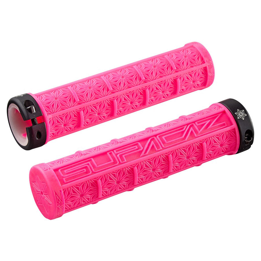 Manopole Supacaz Grizips - Neon rosa