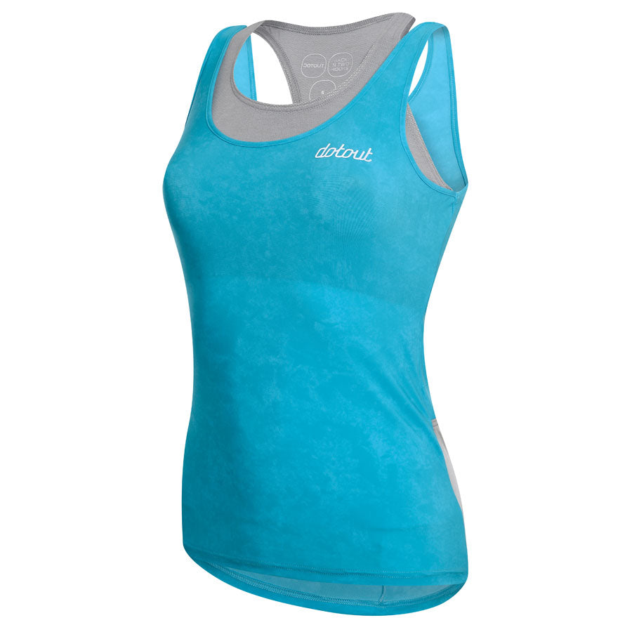 Top Donna DotOut Oxigen - Azzurro
