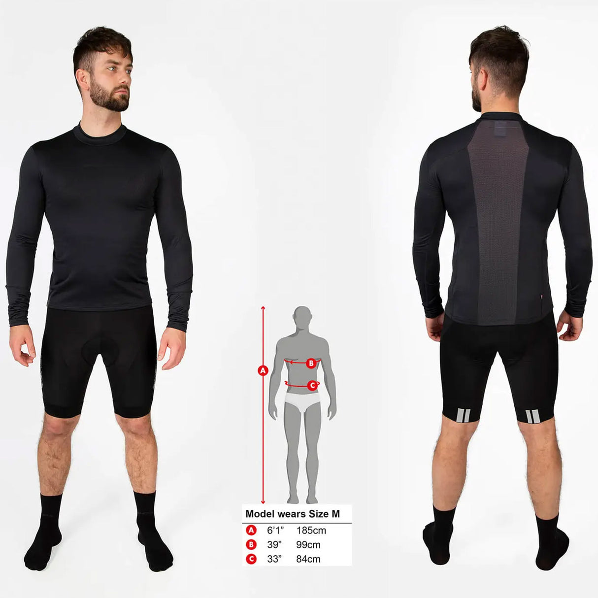 Maglia intima maniche lunghe Endura Transloft - Nero - H
