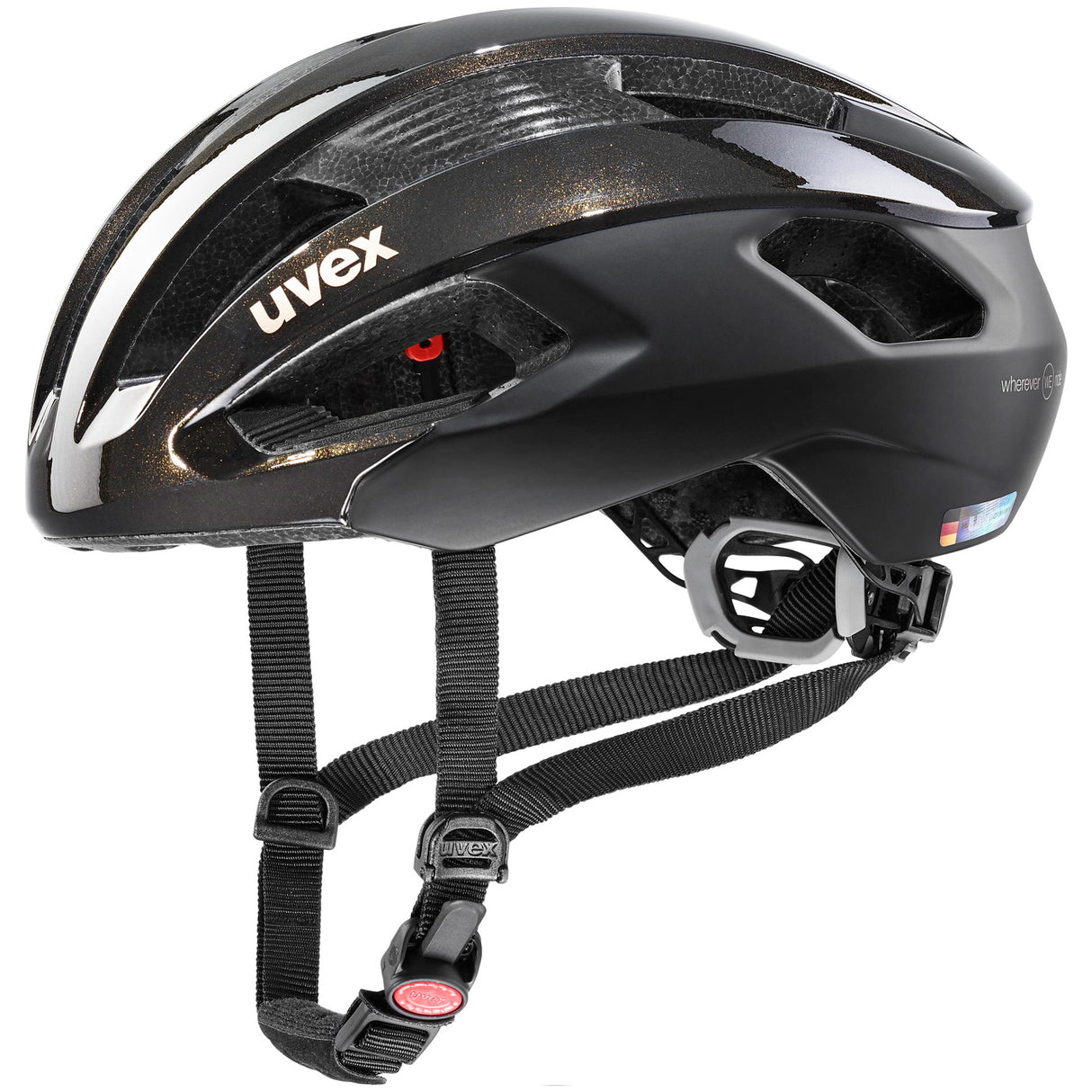 Casco Uvex Rise CC WE - Nero oro - F