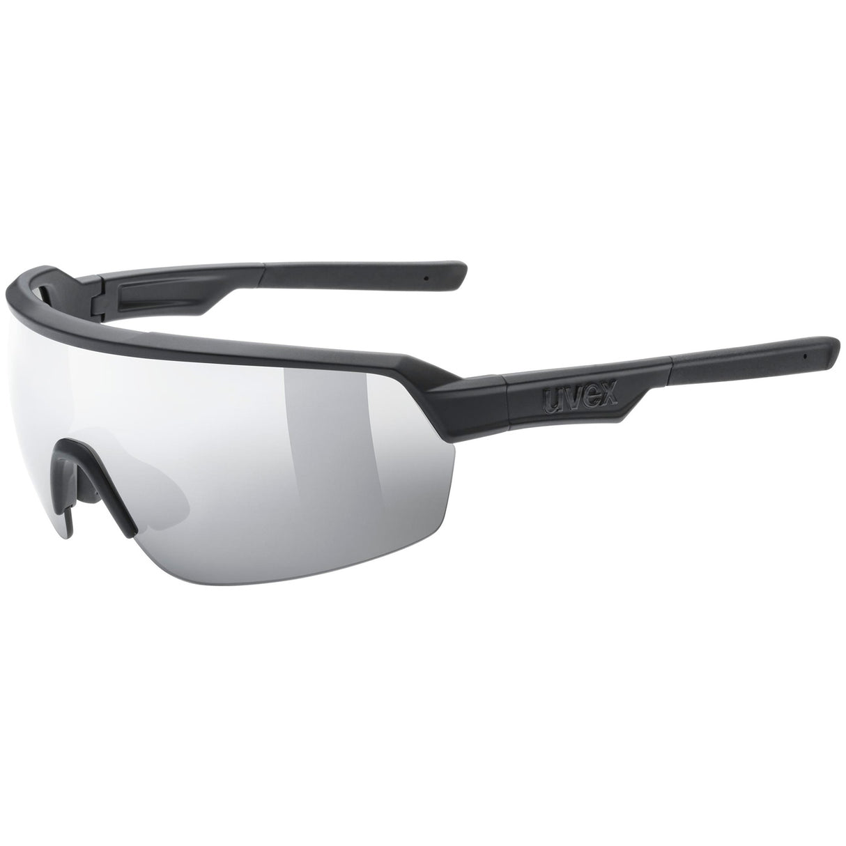 Occhiali Uvex Sportstyle 227 - Black mat Mirror silver - E