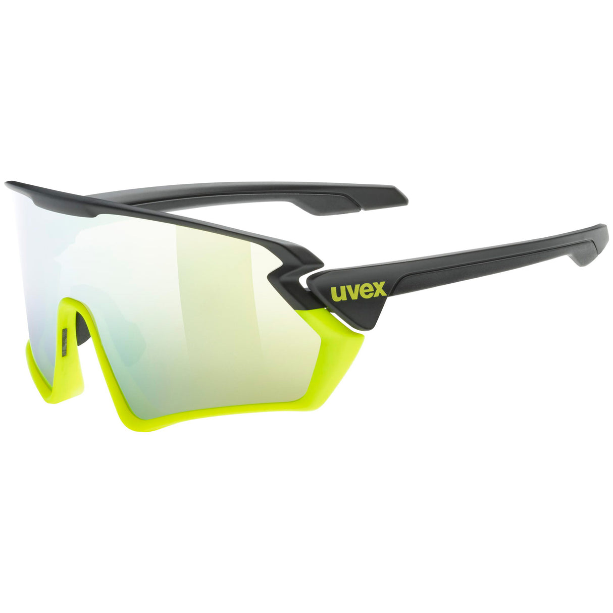 Occhiali Uvex Sportstyle 231 - Nero giallo Mirror yellow - F