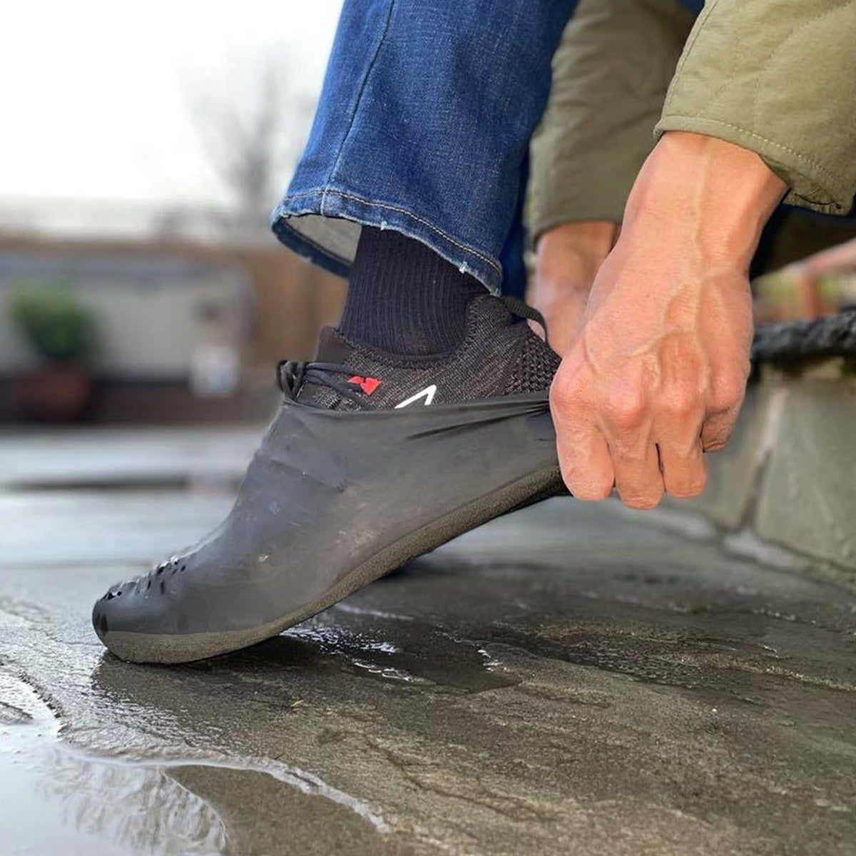 Copriscarpe VeloToze Roam Commuting - Nero - I