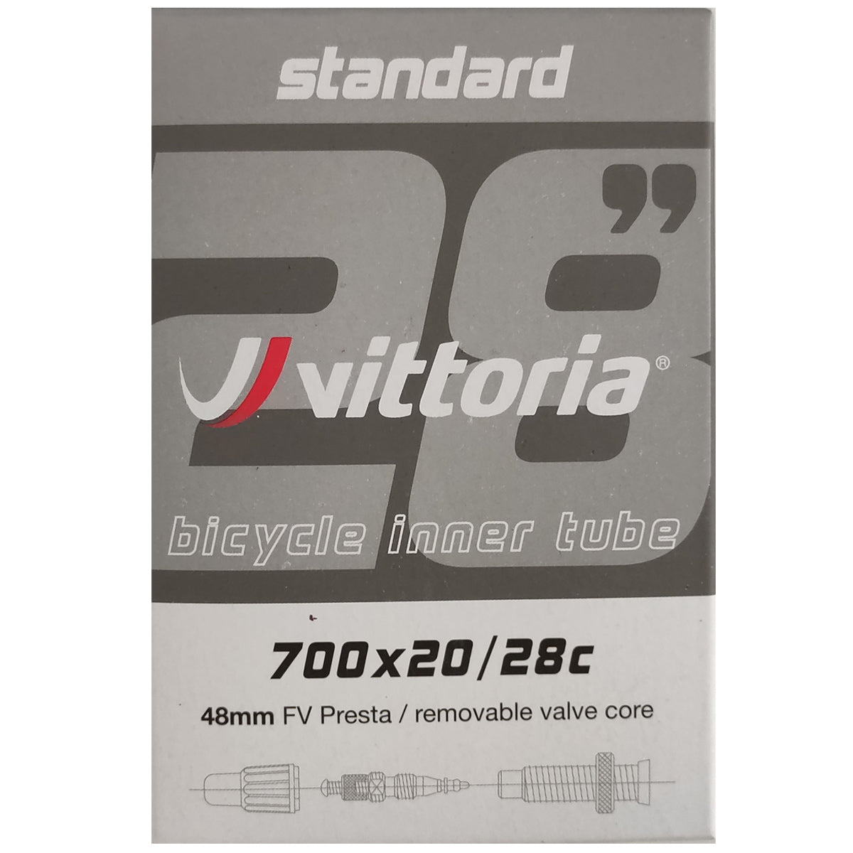 Camera D'Aria Vittoria 700x20/28c Con Valvola 60mm - Nuova - Foto 2