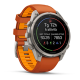 Garmin Fenix 9 Pro 47 mm inReach - Grau Orange