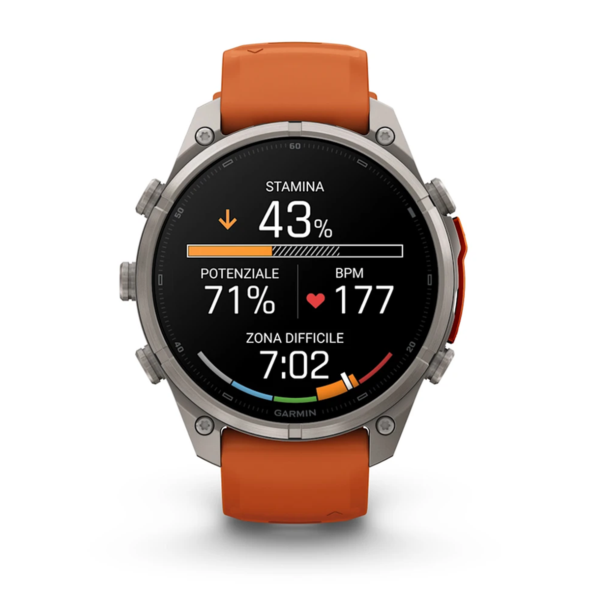 Garmin Fenix 9 Pro 47 mm inReach - Grau Orange