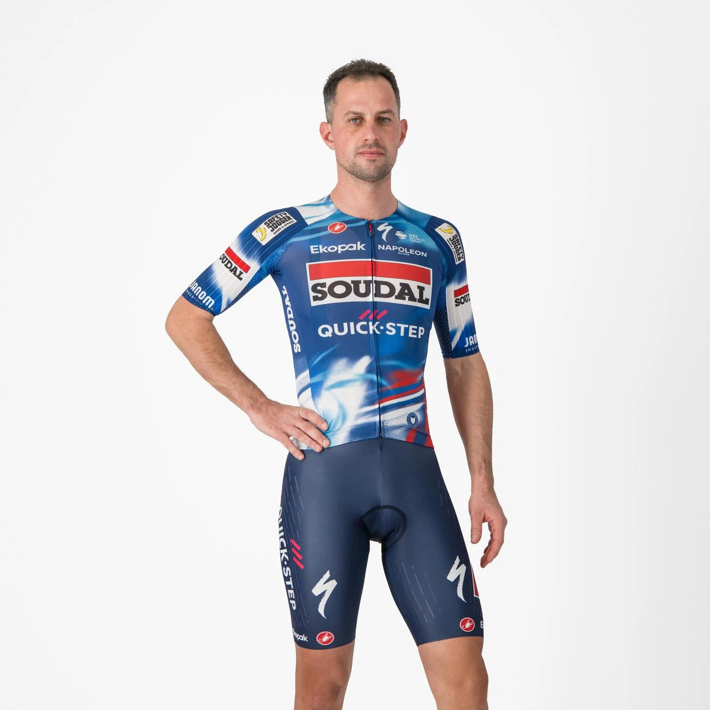 Salopette Castelli Soudal Quick-Step 2025 Free Aero Race S - E