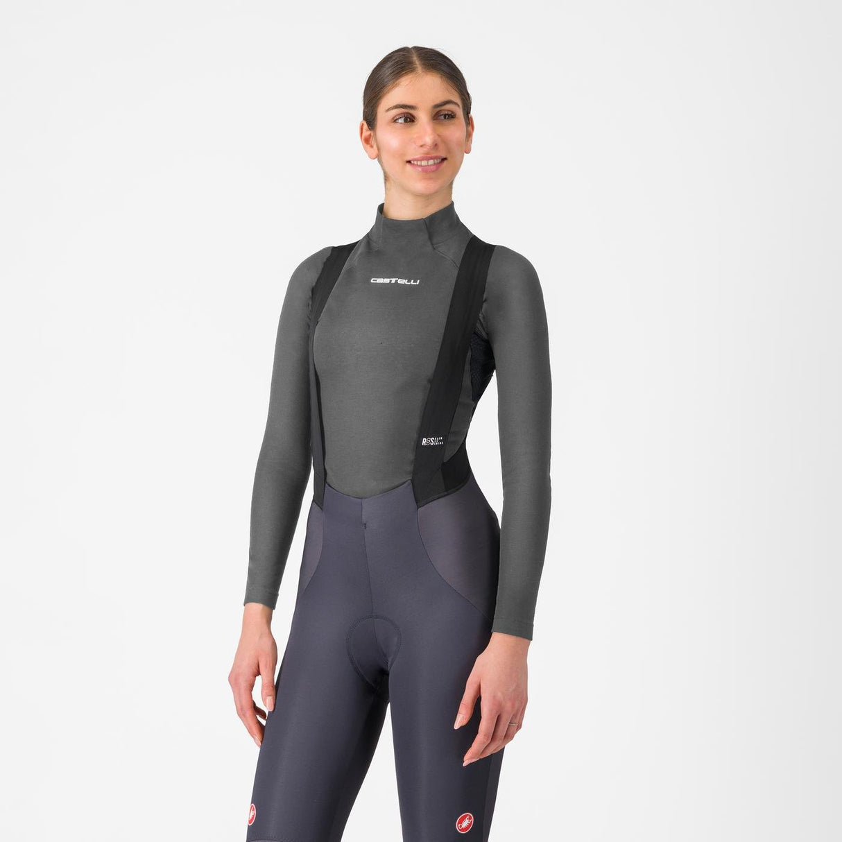 Maillot interior de manga larga mujer Castelli Flanders 2 - Gris