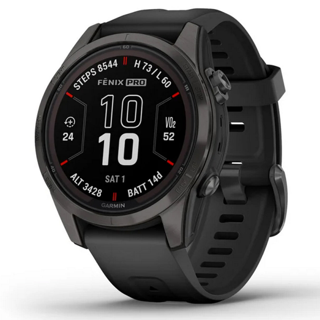 Garmin Fenix 7S Pro Sapphire Solar - Nero - B