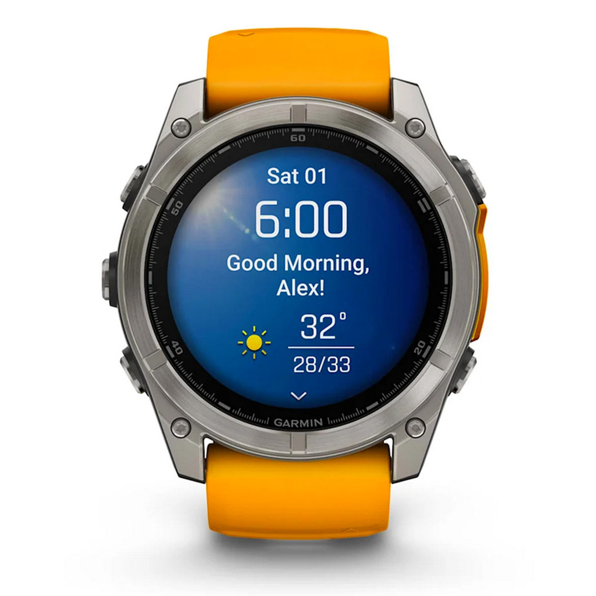 Garmin Fenix 8 51 mm AMOLED - Arancio - A