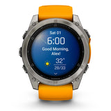 Garmin Fenix 8 51 mm AMOLED - Arancio - A