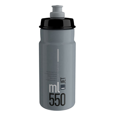 Borraccia Elite Jet Logo 550ml - Grigio - D