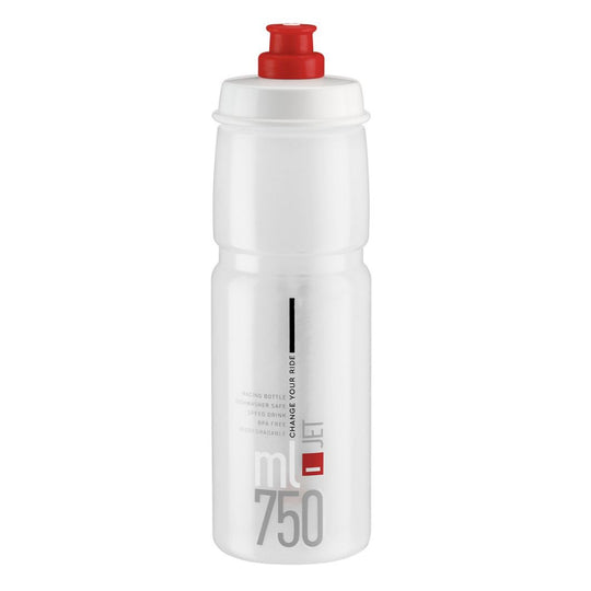 Elite Jet Logo bottle 750ml - Transparent red