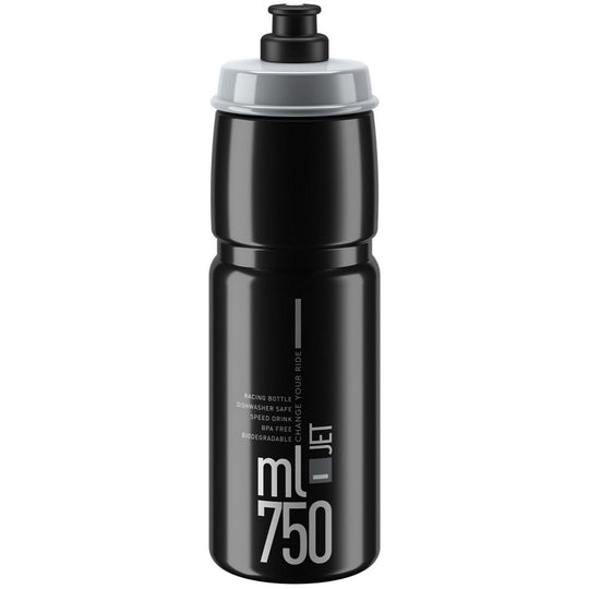 Elite Jet Logo Water bottle 750ml - Black